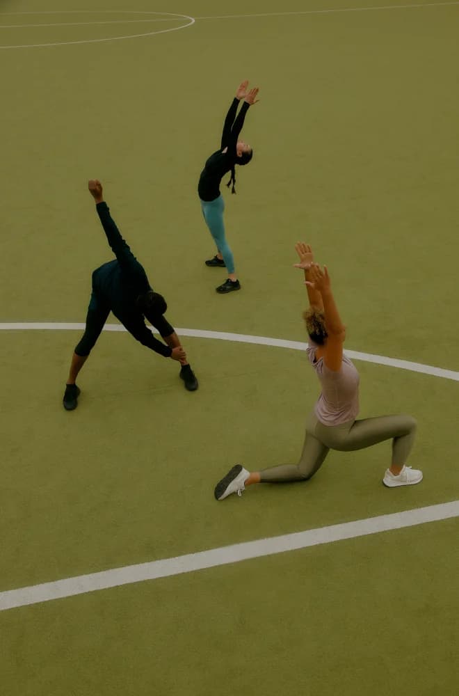 An AMA member practising movement outdoors